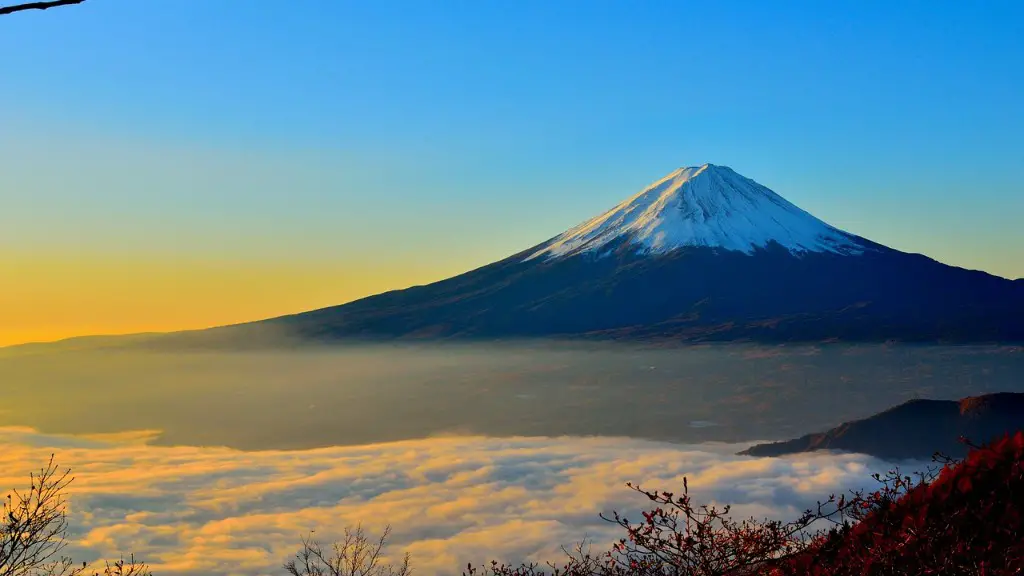 Why is mount fuji white?