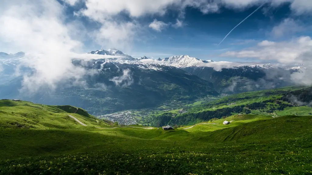 What type of erosion caused the matterhorn?
