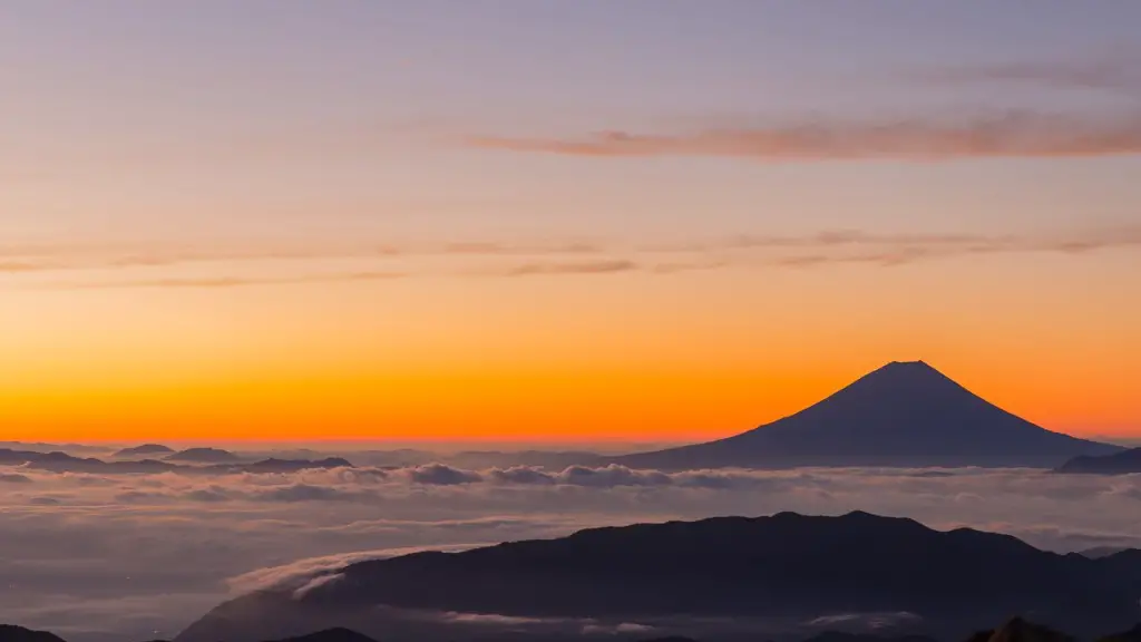 When does mount fuji erupt?