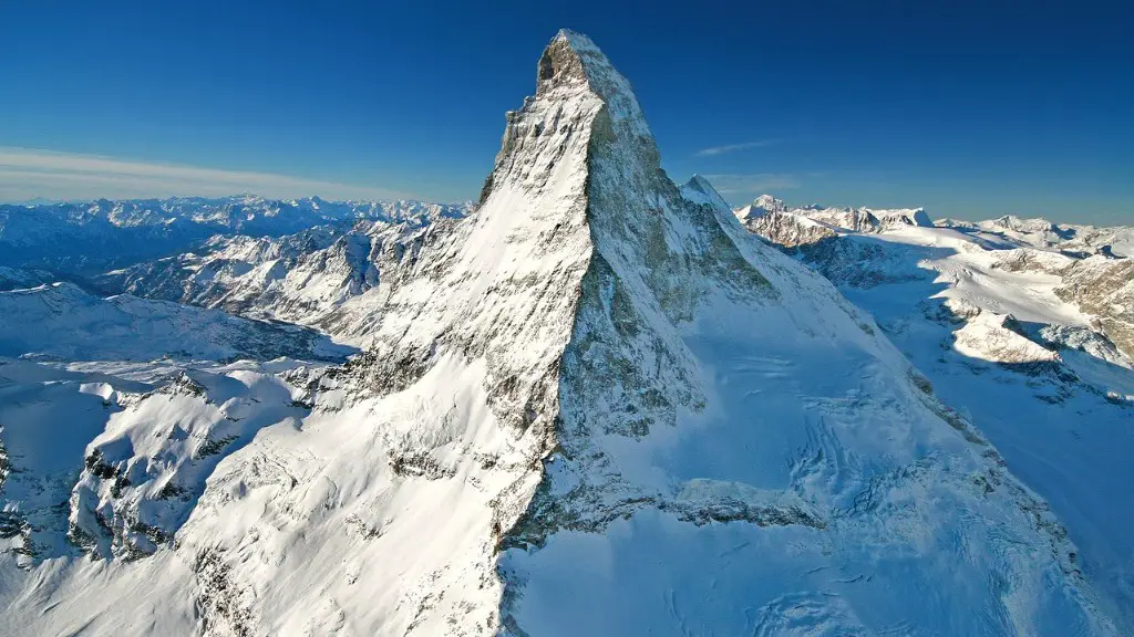 Why does the matterhorn look like a pile of rocks?