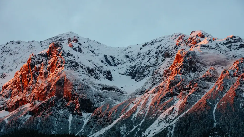 What is the elevation of matterhorn?