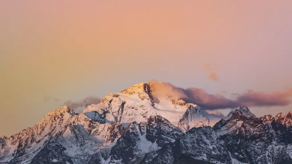 What forces helped create the matterhorn shape?